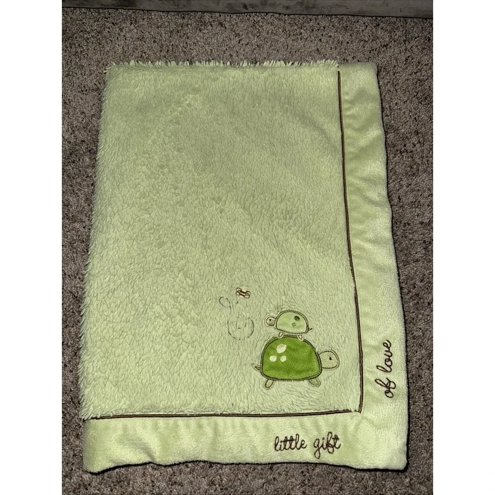 Koala Baby Green Turtle Bee Little Gift Of Love Baby‎ Blanket Unisex Plush Lovey